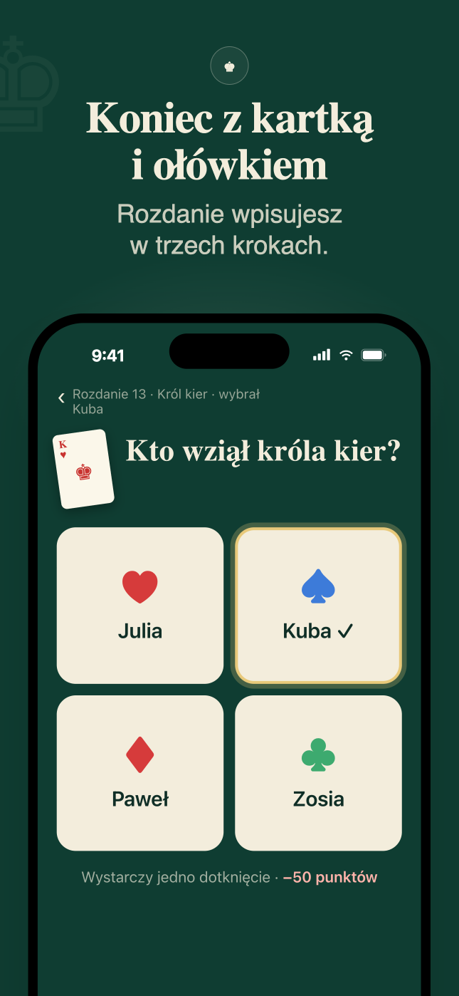 Kierki · Wynik zawsze się zgadza