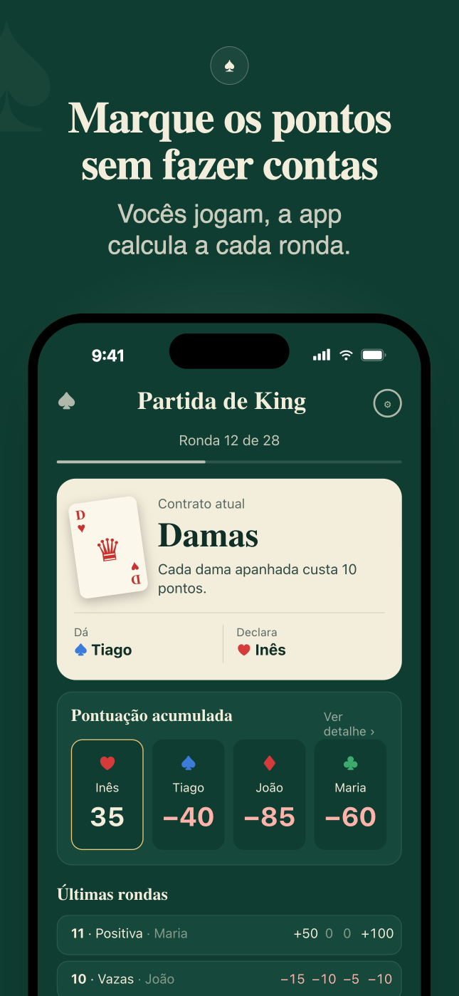 King · Acabou-se o papel e o lápis