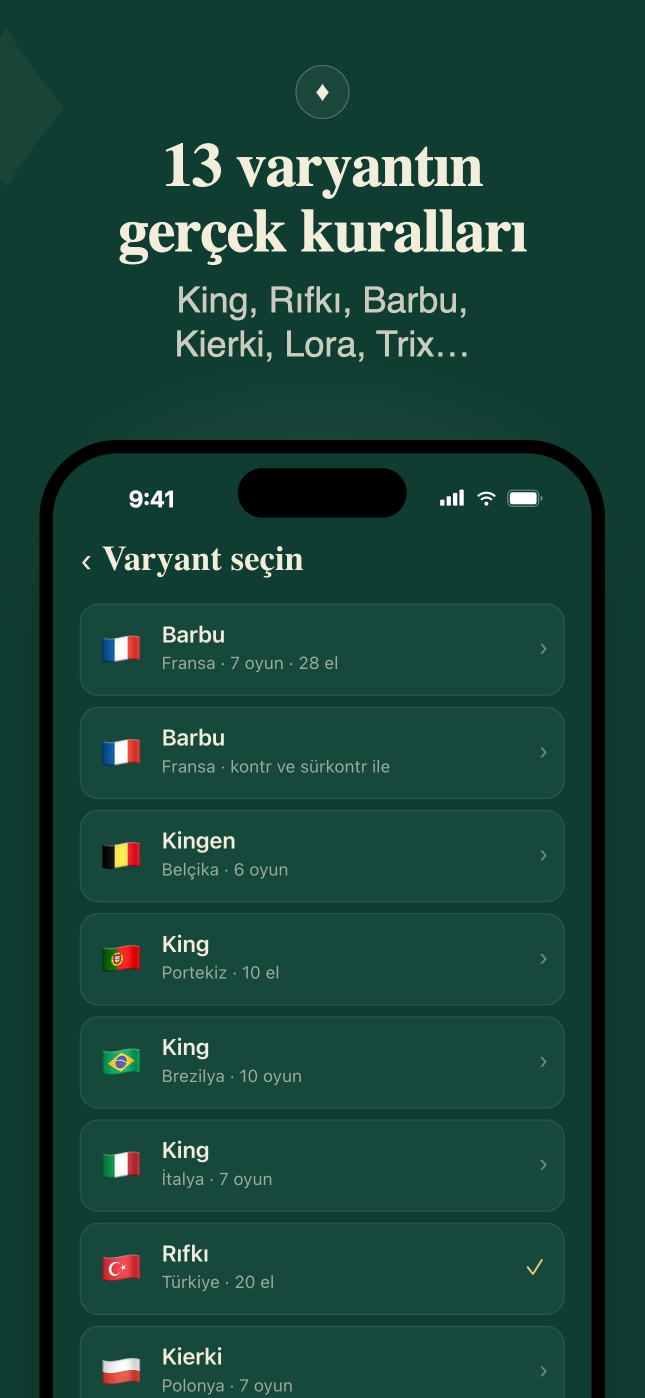 King · Senin kuralların